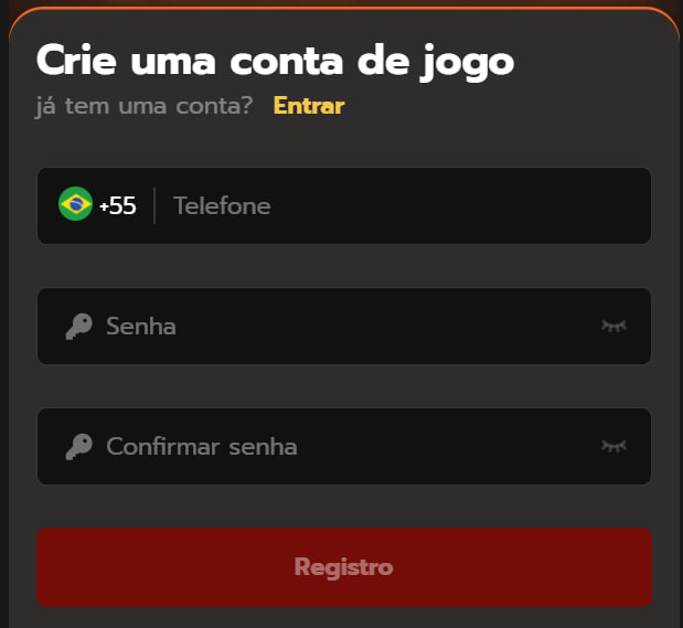 Formulário de Registro BANANAPG